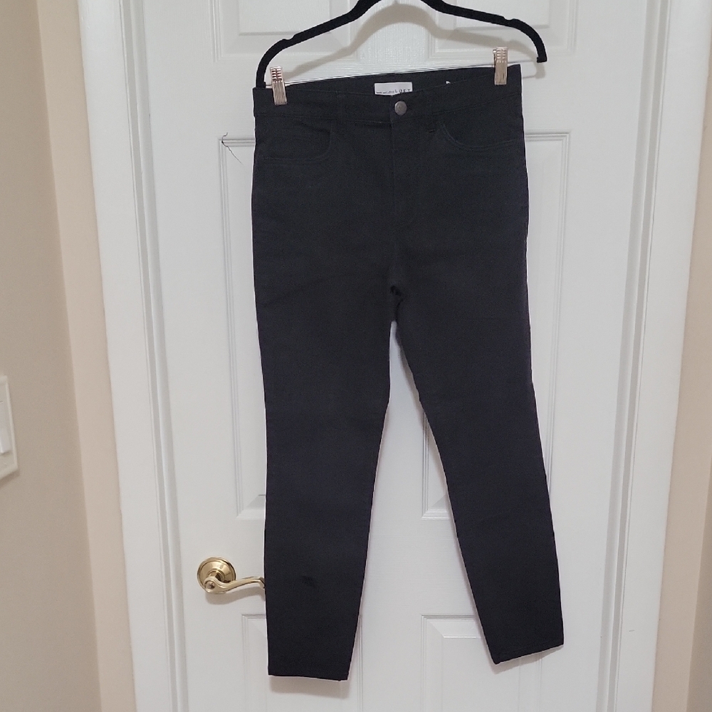 LOFT Black Straight Leg Pants